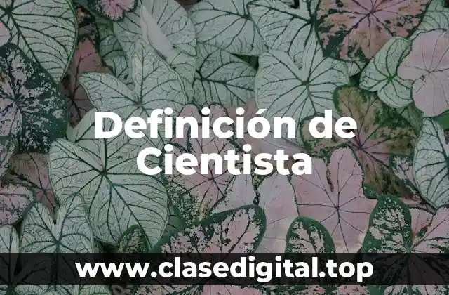 Definición de Cientista