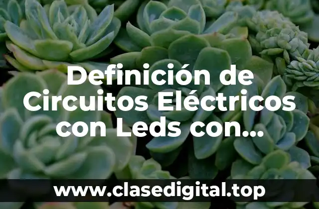 Definición de Circuitos Eléctricos con Leds con Interruptor