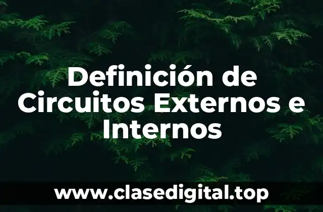 Definición de Circuitos Externos e Internos