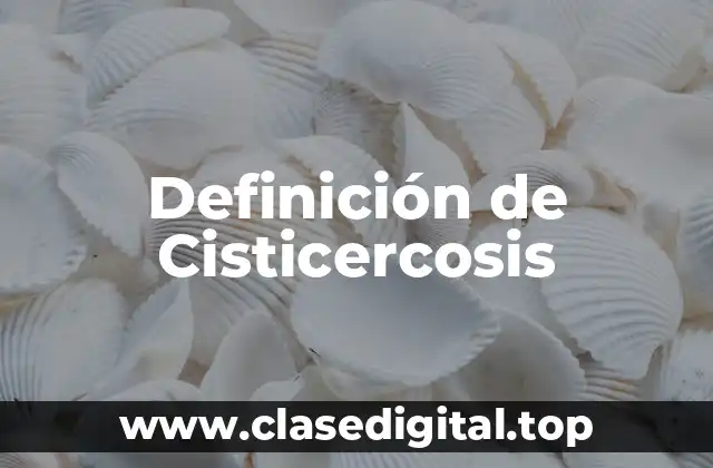 Definición de Cisticercosis