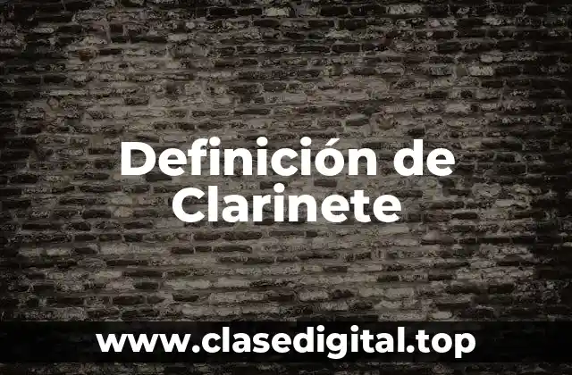 Ejemplos de Clarinete