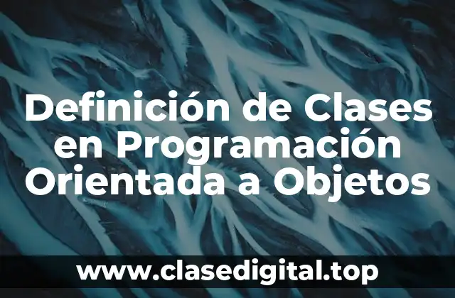 Definición Técnica de Clase