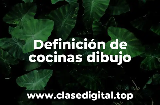 Definición de cocinas dibujo