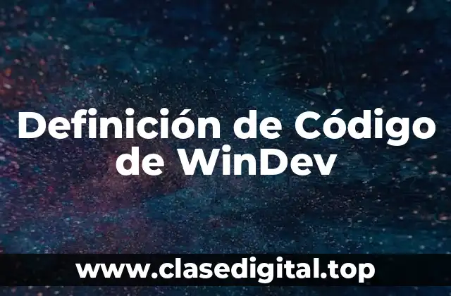 Ejemplos de Código de WinDev