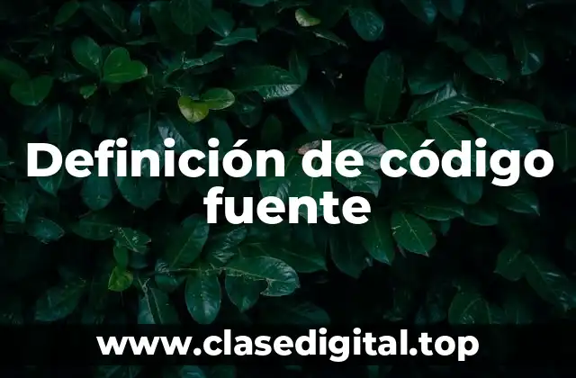 Ejemplos de código fuente