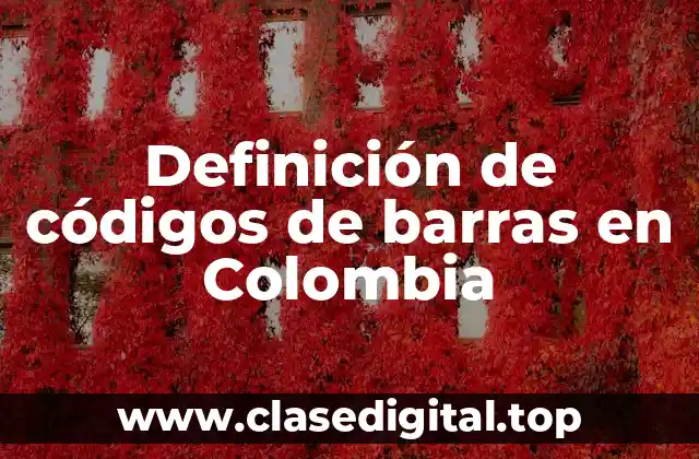 Ejemplos de códigos de barras en Colombia
