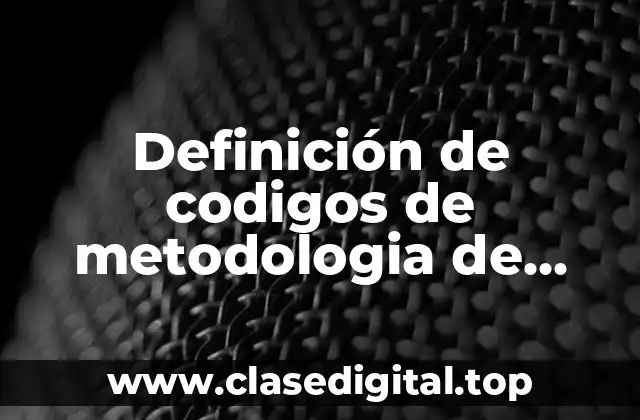 Ejemplos de metodologías de programación