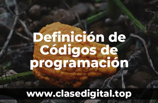 Ejemplos de códigos de programación