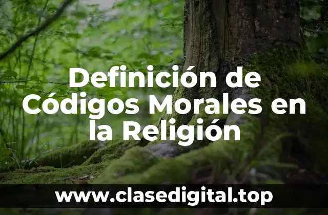 Ejemplos de Códigos Morales en la Religión