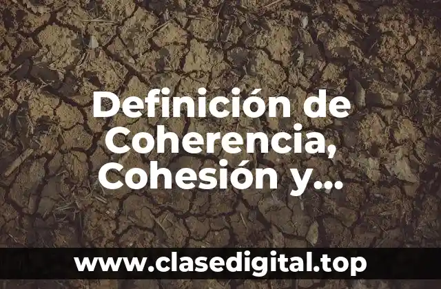 Definición técnica de Coherencia
