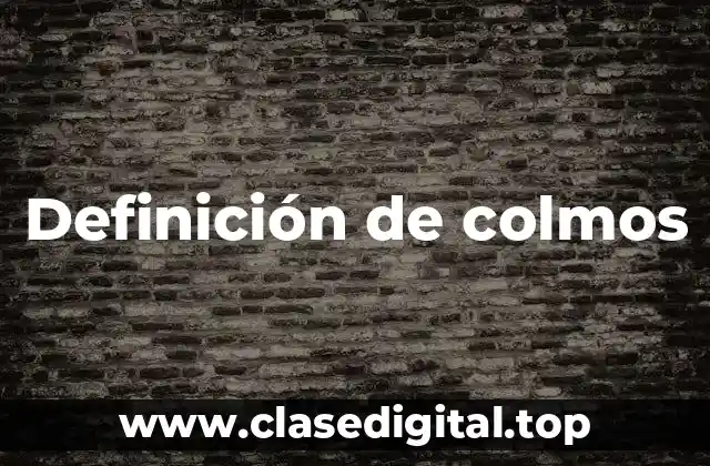Definición de colmos