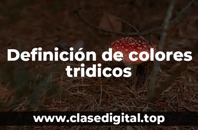 Ejemplos de colores tridicos