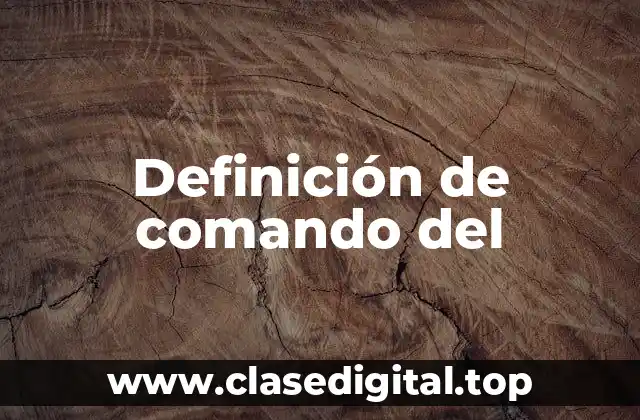 Ejemplos de comando del