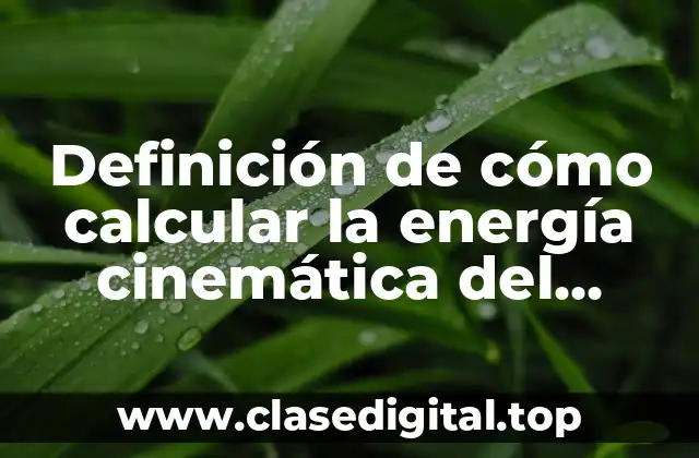 Ejemplos de cómo calcular la energía cinemática del trauma
