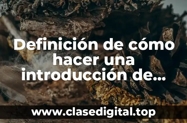 Definición de cómo hacer una introducción de derecho penal