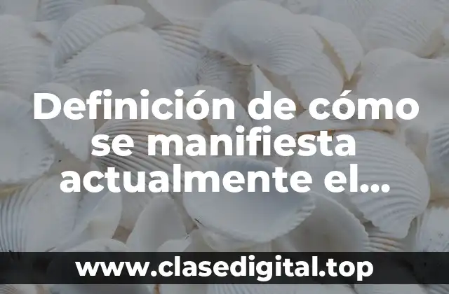 Definición de cómo se manifiesta actualmente el mestizaje en México