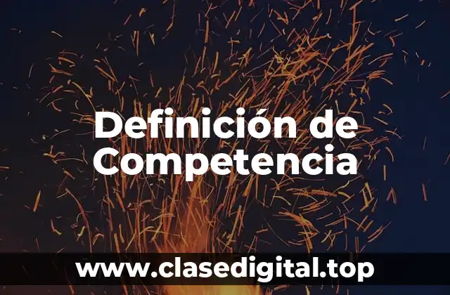 Definición técnica de Competencia: Resolución de Problemas con ALEP