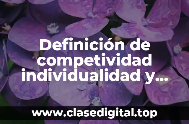 Ejemplos de competividad individualidad y vulnerabilidad de paradigmas