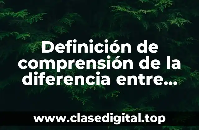 Definición de comprensión de la diferencia entre masa y peso