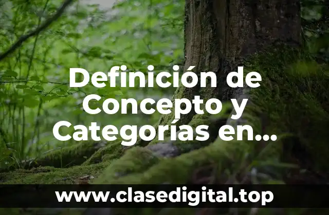 Definición Técnica de Concepto en Economía