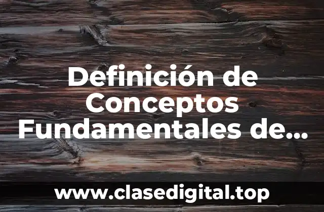 Definición de Conceptos Fundamentales de Derecho Romano