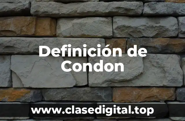 Definición de Condon
