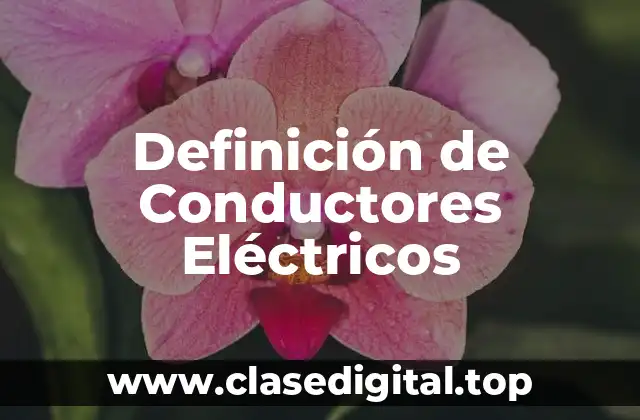 Definición de Conductores Eléctricos