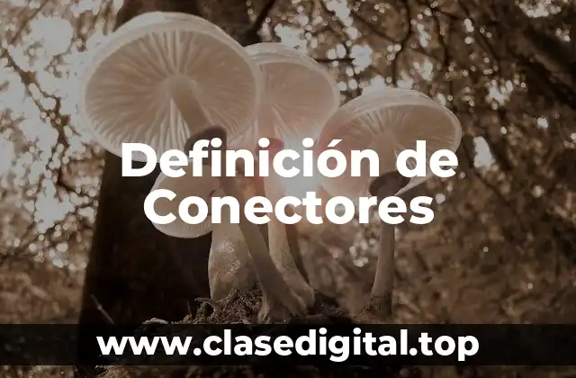 Definición de Conectores