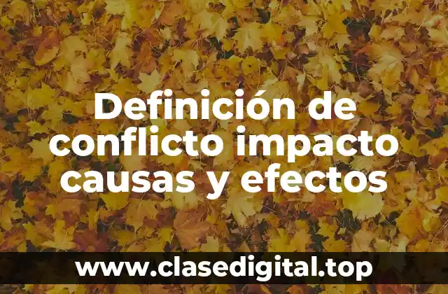 Ejemplos de conflicto