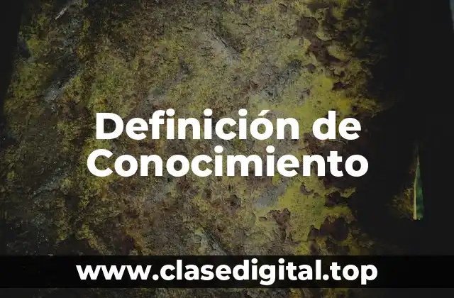 Ejemplos de conocimiento