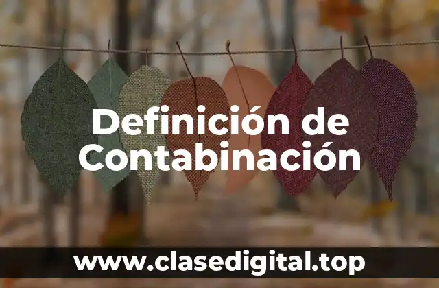 Definición de Contabinación