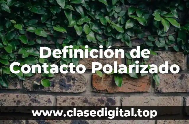 Definición de Contacto Polarizado