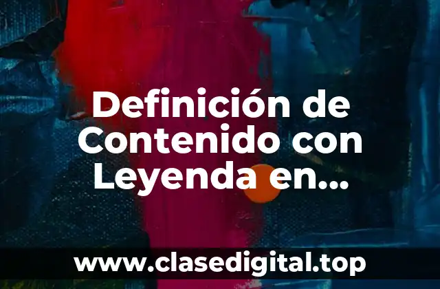 Definición de Contenido con Leyenda en Diapositiva