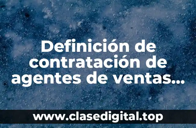 Definición de contratación de agentes de ventas de Remax México