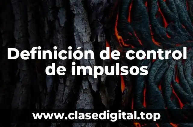 Definición de control de impulsos