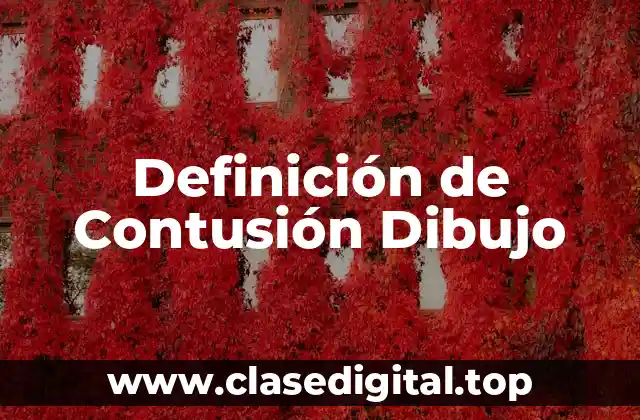 Definición de Contusión Dibujo