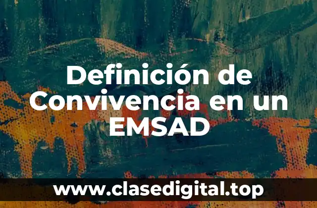 Definición de Convivencia en un EMSAD