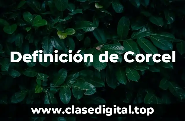 Definición de Corcel