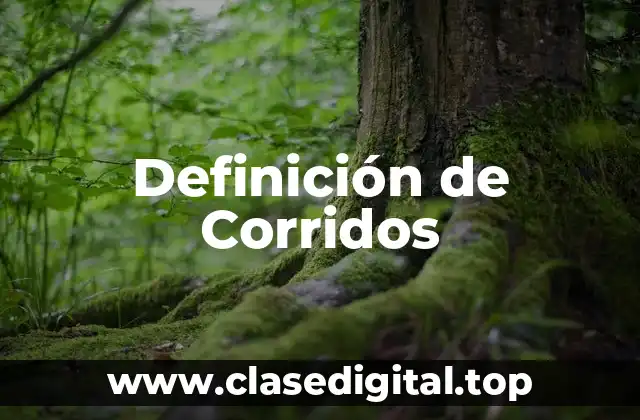 Definición de Corridos