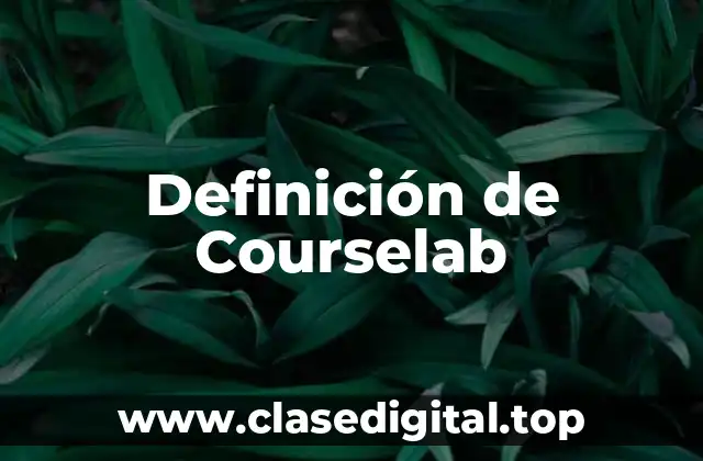 Definición de Courselab