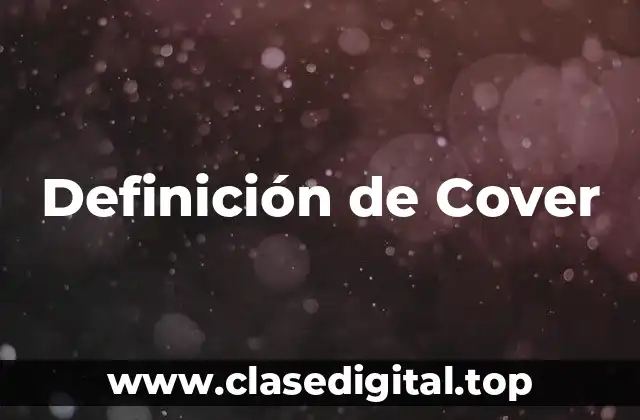 Definición de Cover