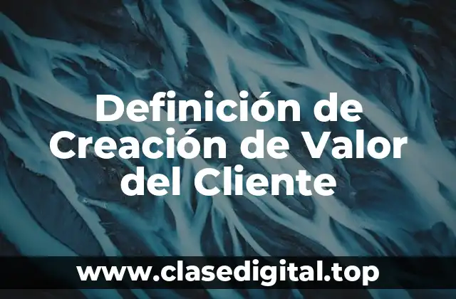 Ejemplos de Creación de Valor del Cliente