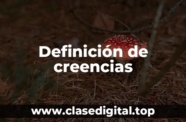 Ejemplos de creencias