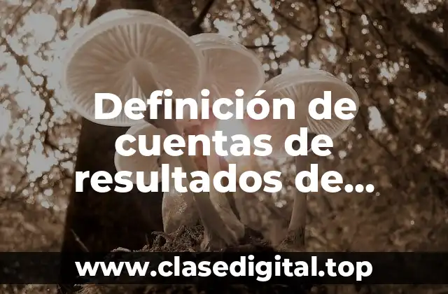 Ejemplos de cuentas de resultados de ingresos