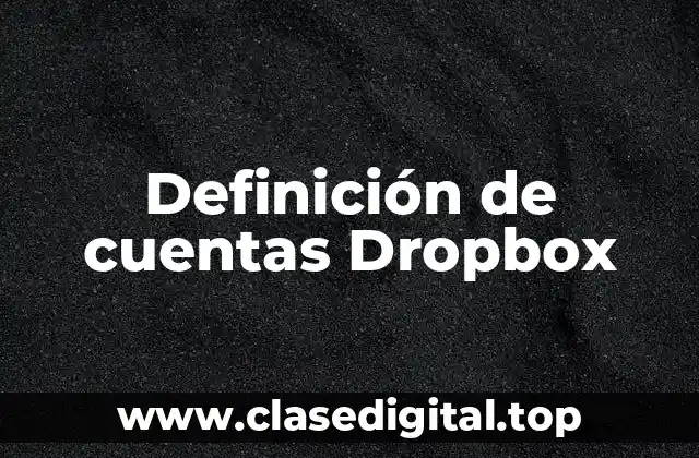 Ejemplos de cuentas Dropbox