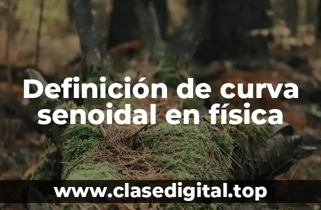 Definición de curva senoidal en física