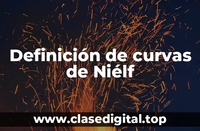 Definición de curvas de Niélf