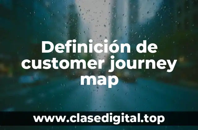 Ejemplos de customer journey map