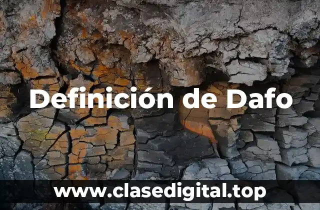 Definición de Dafo
