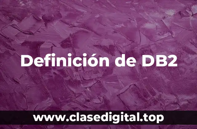 Definición de DB2
